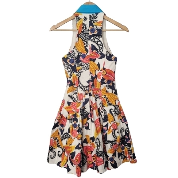 Thakoon Floral Print Fit and Flare Button Down Dress - Picture 2 of 13